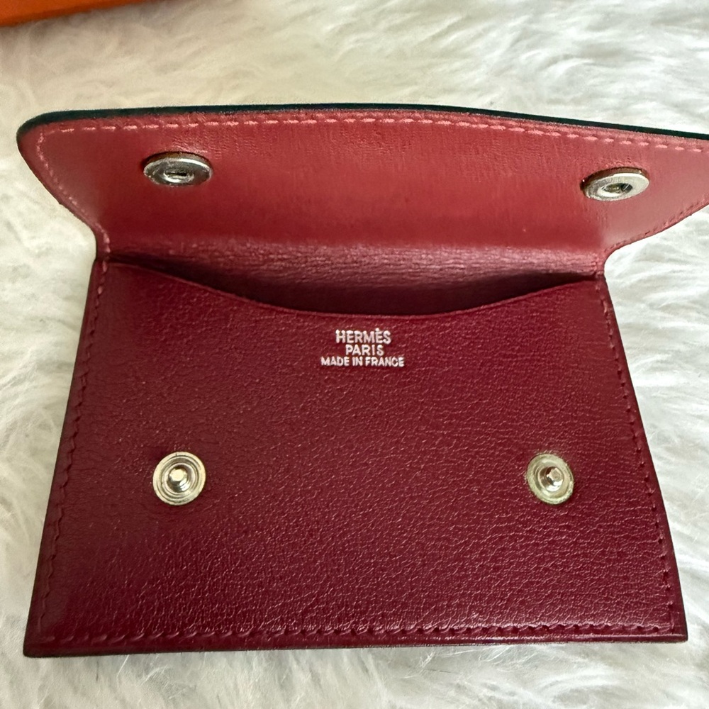 Hermes Leather Card Case